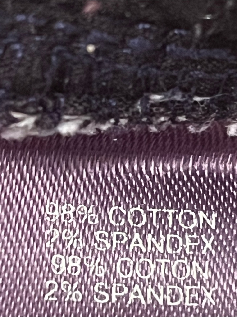 Kenneth Cole Reaction Woman’s Navy and White Loud Printed Cropped Jeans Size 6 - Picture 5 of 13